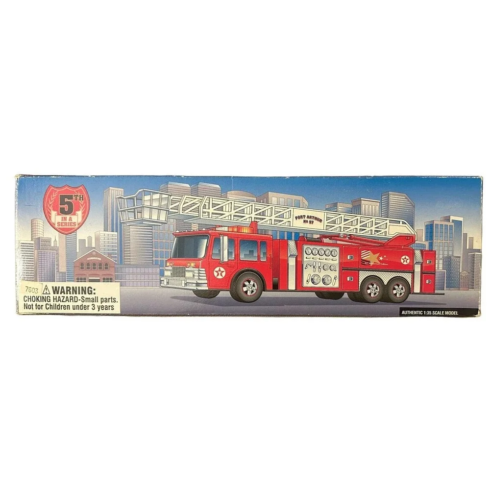 Texaco 1997 Aerial Tower Fire Truck 95th Anniversary Edition Toy 1/35 Scale‎ 5th